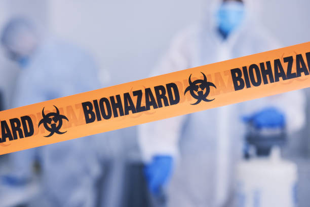 Professional Biohazard Cleanup technician working in Oxford, OH
